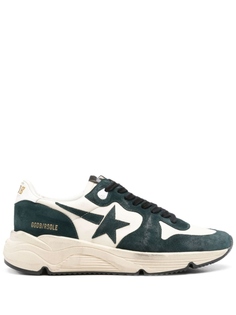 Golden Goose кроссовки Running Sole, зеленый