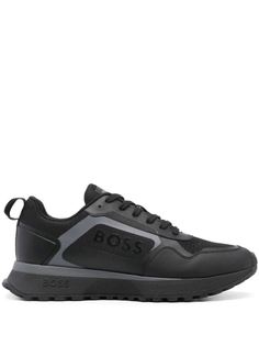 BOSS кроссовки с логотипом, черный