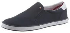 Слипоны Tommy Hilfiger "ICONIC SLIP ON SNEAKER", тапочки, повседневная обувь, полуботинки с эластичными боковыми вставками, синий