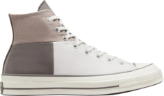 Кроссовки Chuck 70 High Crafted Patchwork - Grey Wonder Stone, серый Converse