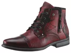 KRISBUT зимние ботильоны, вечерние туфли, деловая обувь, ботильоны на блочном каблуке, красный