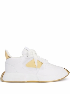 Кроссовки Giuseppe Zanotti Ferox, белый/золотой