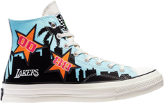 Кроссовки Converse Chinatown Market x Chuck 70 High Lakers Championship Jacket, синий