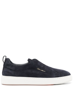 Кроссовки Santoni With Logo MBCD21959BARTSEY, темно-синий