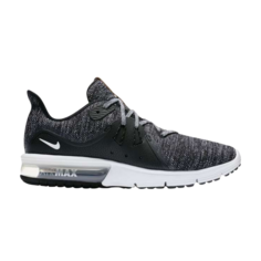 Кроссовки Nike Air Max Sequent 3 Black Dark Grey, черный
