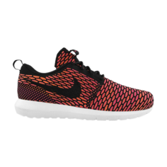 Кроссовки Nike Flyknit Rosherun Fireberry, черный