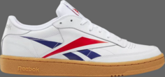 Кроссовки club c vector white gum Reebok, белый