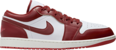 Кроссовки Air Jordan 1 Low SE Dune Red, красный
