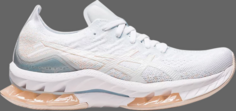 Кроссовки wmns kinsei blast white mineral beige Asics, белый