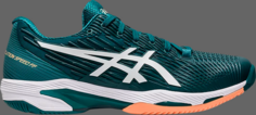 Кроссовки solution speed ff 2 velvet pine Asics, зеленый