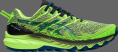 Кроссовки gel trabuco 10 hazard green Asics, зеленый