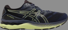 Кроссовки gel nimbus 23 thunder blue glow yellow Asics, синий