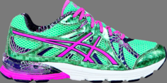 Кроссовки wmns gel preleus ice blue hot pink Asics, синий