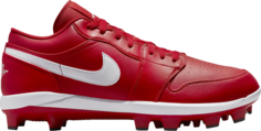 Кроссовки Air Jordan 1 Retro MCS Low University Red, красный