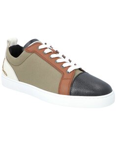 Christian Louboutin Fun Louis Junior Кожаные кроссовки, мультиколор