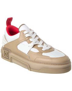 Christian Louboutin Astroloubi Кожаные кроссовки, белый