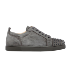 Кроссовки Christian Louboutin Louis Junior Spikes Orlato Flat Ombre, серый