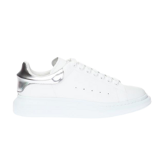 Кроссовки Alexander McQueen Oversized Sneaker White Silver, белый