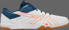 Кроссовки attack excounter 2 white blue orange Asics, белый
