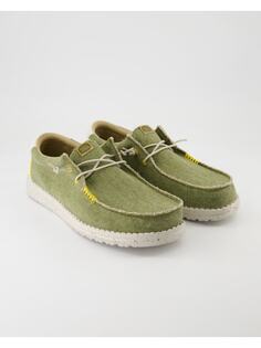 Кроссовки на шнуровке Hey Dude, зеленый