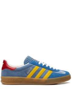 Кроссовки adidas x Gucci Gazelle "Light Blue Suede", синий