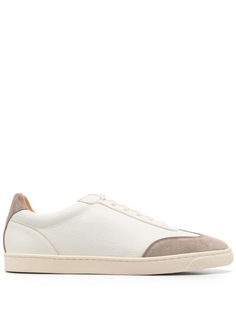 Brunello Cucinelli кожаные кроссовки, серый