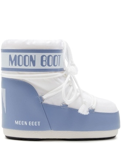 Moon Boot сапоги Icon с логотипом, серый