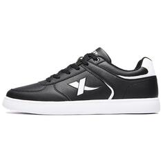 Кроссовки XTEP Skateboarding Shoes Men Low-top Black/White, черный/белый