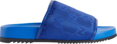 Сандалии Gucci GG Slide Sandal Bold Blue, синий