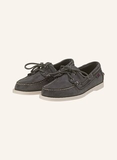Туфли на шнуровке crazy horse SEBAGO, серый