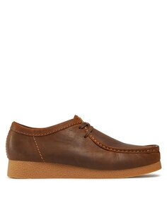 Мокасины Clarks Wallabee Evo 261728197 Marrón, коричневый