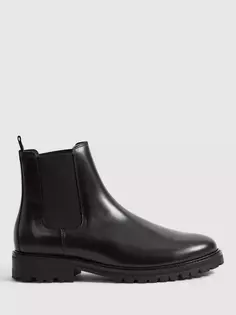 Ботинки Reiss Chiltern Leather Chelsea, черный