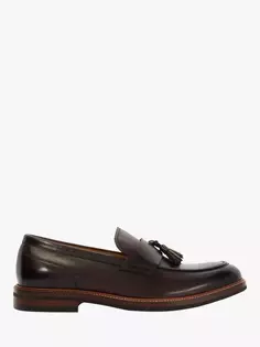 Лоферы Dune Shaw Leather Tassel, цвет brown/leather