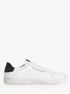Кроссовки AllSaints Sheer Leather Lace Up, цвет chalk white