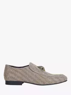 Лоферы Kurt Geiger London Hugh Eagle Head Herringbone, коричневый