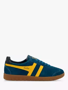 Кроссовки Gola Classics Hurricane Suede, цвет marine/navy/yellow