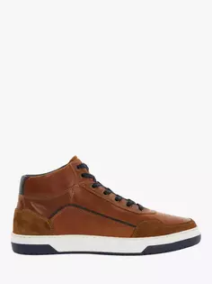 Кроссовки Dune Sydnies Leather Hi-Top, цвет tan