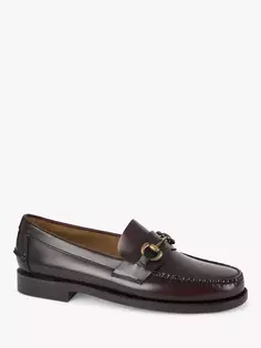Лоферы Sebago Classic Joe, цвет brown burgundy