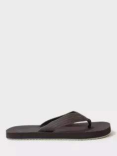 Шлепанцы Crew Clothing Daniel, цвет chocolate brown