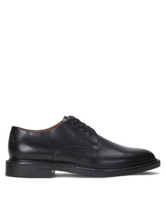 Туфли Polo Ralph Lauren hasta el tobillo Asher Derby Ds Dby 803945279002 Negro, черный