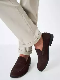 Лоферы Crew Clothing Suede, коричневый