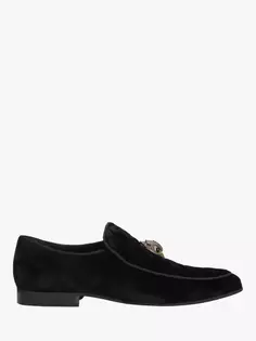 Лоферы Kurt Geiger London Hugh Eagle Head Velvet, черный