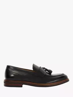Лоферы Dune Shaw Leather Tassel, цвет black/leather