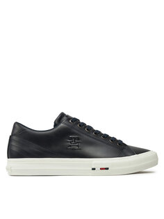 Кроссовки Tommy Hilfiger Hi Vulc Street Patch Lth Luxe FM0FM05203 Azul marino, темно-синий