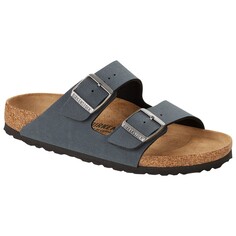 Сандалии Birkenstock Arizona Birko-Flor Nubuck, цвет Basalt