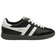 Кроссовки Gola Cyclone Leather, цвет Black/White/Dark Gum