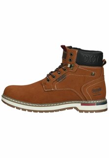 Ботильоны на шнуровке Dockers by Gerli, цвет hellbraun