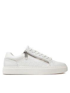 Кроссовки Calvin Klein Low Top Lace Up W/ Zip Mono HM0HM01496 Blanco, белый