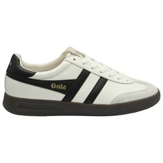 Кроссовки Gola Cyclone Leather, цвет White/Black/Dark Gum