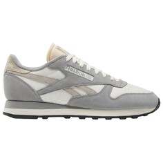 Кроссовки Reebok Classic Leather, цвет Chalk/Grey 3/Moonstone